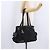 Saco Tote PRADA Nylon Preto Prata Auth 207682 - vista 30