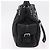 Saco Tote PRADA Nylon Preto Prata Auth 207682 - vista 4