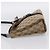 Borsa a tracolla GUCCI GG Canvas Jackie Beige Silver 001 3734 Auth ep16380V Argento - vista 3