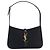 Autre Marque Saint Laurent LE 5A 7 Mini Hand Bag Smooth Calf Skin Black Gold Auth ka6389M Nero D'oro - vista 13
