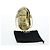 FENDI Shoulder Pouch Leather Gold Auth 206841M Dourado - vista 12