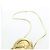 FENDI Shoulder Pouch Leather Gold Auth 206841M Dourado - vista 14