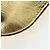 FENDI Shoulder Pouch Leather Gold Auth 206841M Dourado - vista 18