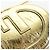FENDI Shoulder Pouch Leather Gold Auth 206841M Dourado - vista 9