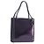 Borsa Christian Dior Pelle verniciata Viola Argento Auth bs37482