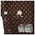 LOUIS VUITTON Pantalones rectos Catgram de seda 38 Brown LV Auth BA15774SAM Castaño - vista 16
