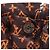 LOUIS VUITTON Pantalones rectos Catgram de seda 38 Brown LV Auth BA15774SAM Castaño - vista 19