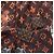 LOUIS VUITTON Pantalones rectos Catgram de seda 38 Brown LV Auth BA15774SAM Castaño - vista 20