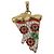 LOUIS VUITTON LV Pizza Medium Charm Metal Gold M03128 LV Auth 206673M D'oro - vista 13