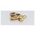 LOUIS VUITTON LV Pizza Medium Charm Metal Gold M03128 LV Auth 206673M D'oro - vista 16