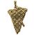 LOUIS VUITTON LV Pizza Medium Charm Metal Gold M03128 LV Auth 206673M D'oro - vista 2