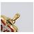 LOUIS VUITTON LV Pizza Medium Charm Metal Gold M03128 LV Auth 206673M D'oro - vista 6