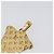 LOUIS VUITTON LV Pizza Medium Charm Metal Gold M03128 LV Auth 206673M D'oro - vista 9