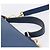 Borsa a mano Miu Miu Madras in pelle 2way Navy tono oro Auth LN072A Blu navy - vista 14