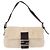 Sac à épaule FENDI Zucca Canvas Mamma Baguette Ivory Silver Auth 205920 Argenté Écru - vue 13