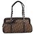 Bolso de mano Christian Dior Trotter Canvas Romantic PVC Brown Silver Auth ep16550V Castaño Plata - vista 13