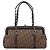 Bolso de mano Christian Dior Trotter Canvas Romantic PVC Brown Silver Auth ep16550V Castaño Plata - vista 2