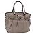 Borsa Salvatore Ferragamo Gancini in pelle argento autentica 207554A
