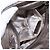 Borsa Salvatore Ferragamo Gancini in pelle argento autentica 207554A - vista 24