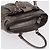 Borsa Salvatore Ferragamo Gancini in pelle argento autentica 207554A - vista 8