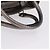 Borsa Salvatore Ferragamo Gancini in pelle argento autentica 207554A - vista 9