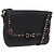 Bolsa de Ombro Miu Miu Couro Preto Ouro Auth 207615V Dourado