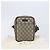Borsa a tracolla GUCCI GG Supreme PVC Beige Silver 122754 Auth 207351A Argento - vista 12
