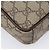 Borsa a tracolla GUCCI GG Supreme PVC Beige Silver 122754 Auth 207351A Argento - vista 18