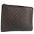LOUIS VUITTON Monogram Posh Documents Clutch Bag LV Auth 206625 Monograma