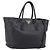 Bolso de mano PRADA de cuero 2way Negro Tono Dorado Auth 207702V