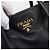 Bolso de mano PRADA de cuero 2way Negro Tono Dorado Auth 207702V - vista 18