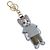 GUCCI Micro GG Supreme Yuko Higuchi Charm PVC Gray Gold Auth 204532M Braun Golden