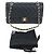 Borsa a tracolla CHANEL Chain Matelasse 25 Pelle Caviar Nero Oro CC Auth BA16029SV D'oro - vista 12
