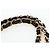 Borsa a tracolla CHANEL Chain Matelasse 25 Pelle Caviar Nero Oro CC Auth BA16029SV D'oro - vista 14