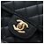 Borsa a tracolla CHANEL Chain Matelasse 25 Pelle Caviar Nero Oro CC Auth BA16029SV D'oro - vista 19