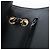 Borsa a tracolla CHANEL Chain Matelasse 25 Pelle Caviar Nero Oro CC Auth BA16029SV D'oro - vista 22