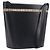 Sac à bandoulière BURBERRY en cuir noir argent Auth 206789A Argenté