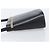 Sac à bandoulière BURBERRY en cuir noir argent Auth 206789A Argenté - vue 4