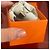 Ring Anillo Hermès "H" en plata y piel negra talla M Negro Hardware de plata - vista 3