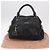 Miu Miu Handtasche Leder 2way Schwarz Gold Auth 167663M Golden - Ansicht 12