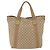 Borsa Tote GUCCI GG Canvas Sherry Line Beige 189669 Auth 206454 - vista 2