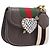 Bolsa de Ombro GUCCI Web Sherry Line em Couro Marrom e Dourado 500756 Auth 206277M