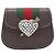 Bolsa de Ombro GUCCI Web Sherry Line em Couro Marrom e Dourado 500756 Auth 206277M - vista 13