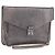 Christian Dior Schultertasche mit Kette Leder Silver Auth ka6506 Silber