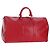 LOUIS VUITTON Epi Keepall 50 Boston Bag Red M42967 LV Auth ep16212A Rosso