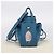 LOEWE Ghibli Spirited Away Boh Mouse Yu-Bird Hammock Drawstring Auth 167636SAM Blau - Ansicht 12