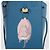 LOEWE Ghibli Spirited Away Boh Mouse Yu-Bird Hammock Drawstring Auth 167636SAM Blau - Ansicht 22
