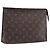 LOUIS VUITTON Monogram Poche Toilette 26 Pouch M47542 LV Auth 207402A Monogramma