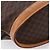 Céline Saco Tote CELINE Macadam Canvas PVC Couro Brown Gold Auth 206774 Marrom Dourado - vista 16
