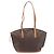 Céline Saco Tote CELINE Macadam Canvas PVC Couro Brown Gold Auth 206774 Marrom Dourado - vista 2